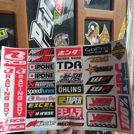 Detail Gambar Stiker Balap Nomer 44