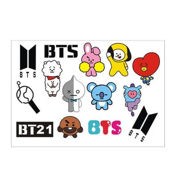 Detail Gambar Stiker Bt21 Nomer 36