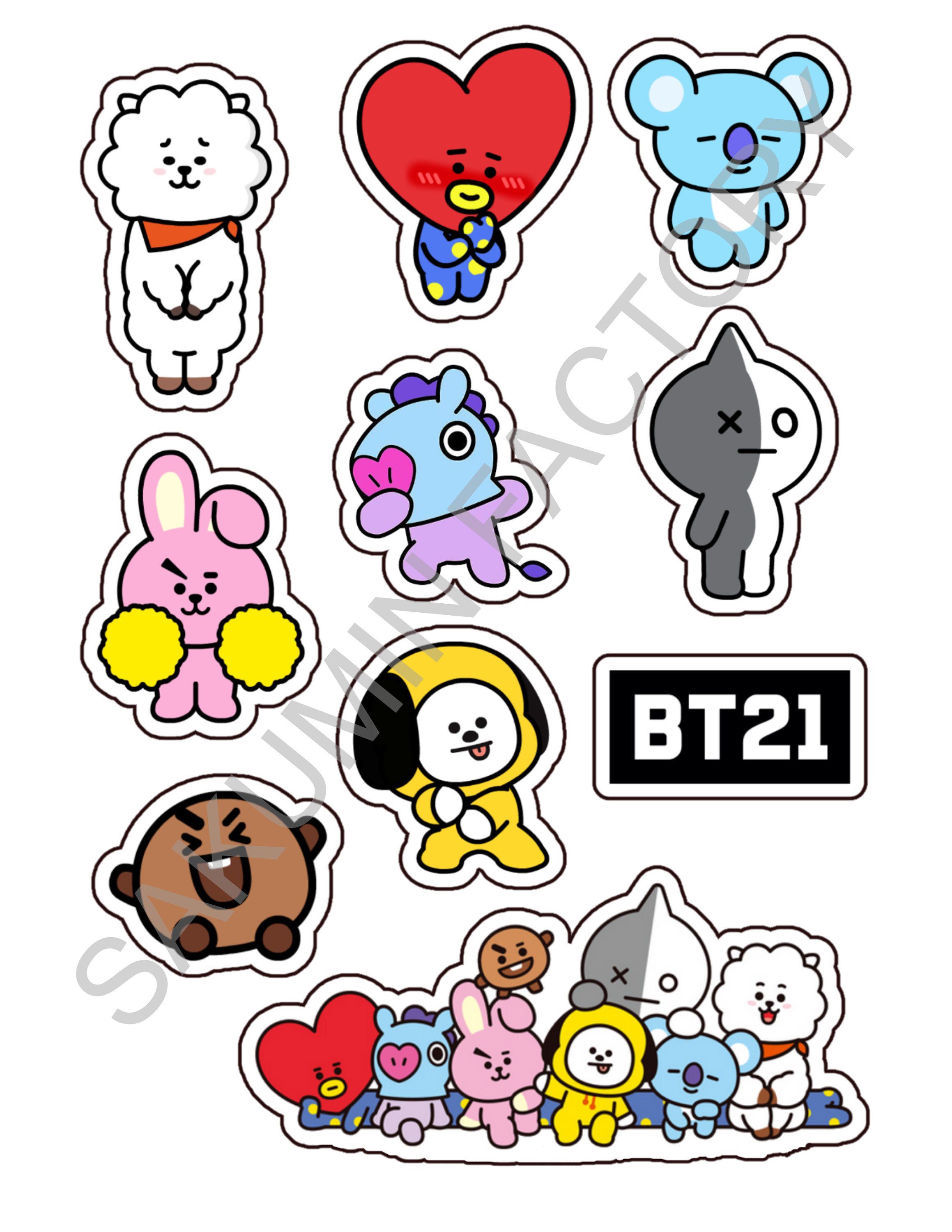 Detail Gambar Stiker Bt21 Nomer 5