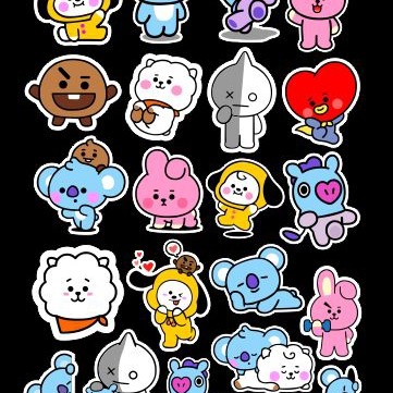 Detail Gambar Stiker Bt21 Nomer 40