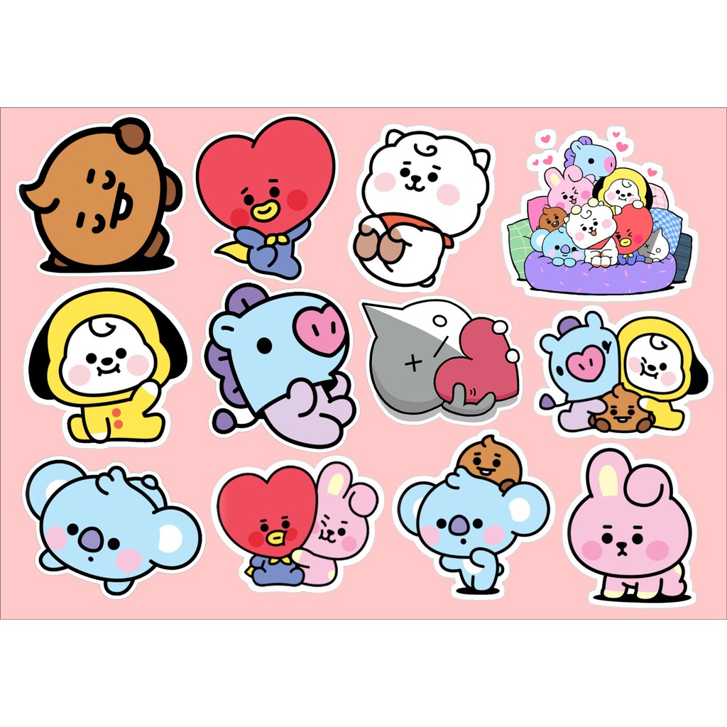 Detail Gambar Stiker Bt21 Nomer 52