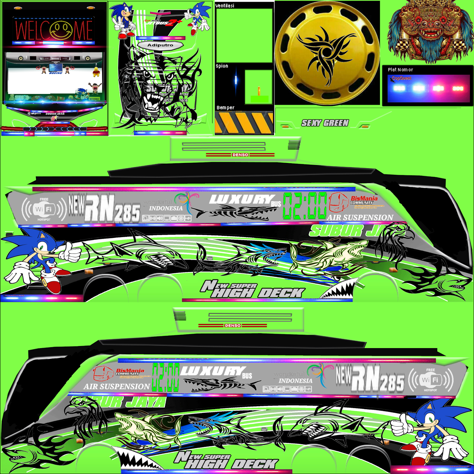 Detail Gambar Stiker Bus Simulator Nomer 4