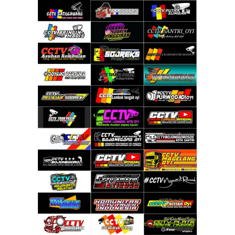 Detail Gambar Stiker Cctv Truk Nomer 11