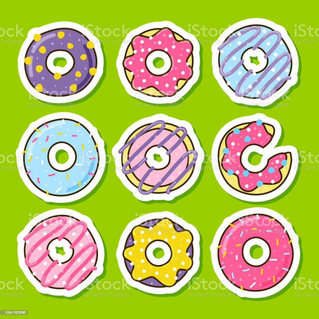 Detail Gambar Stiker Donat Nomer 2