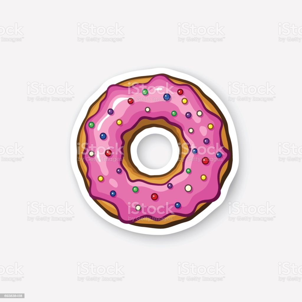 Detail Gambar Stiker Donat Nomer 11