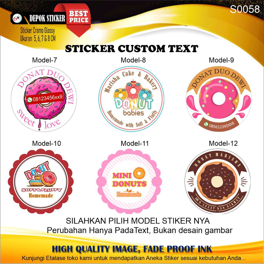 Detail Gambar Stiker Donat Nomer 31