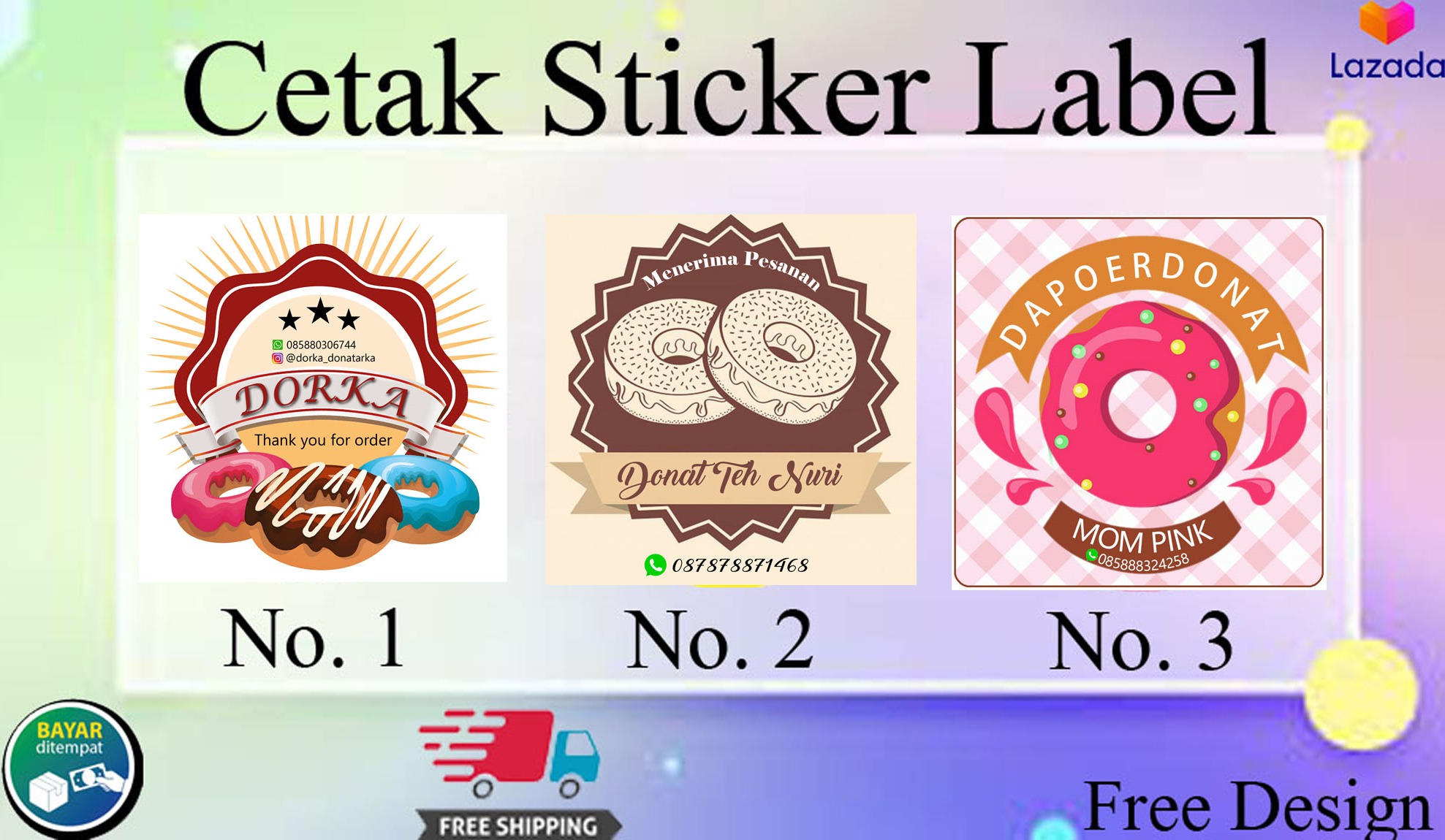 Detail Gambar Stiker Donat Nomer 37