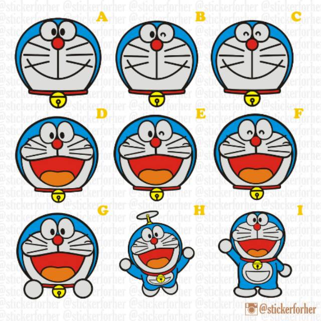 Detail Gambar Stiker Doraemon Nomer 43