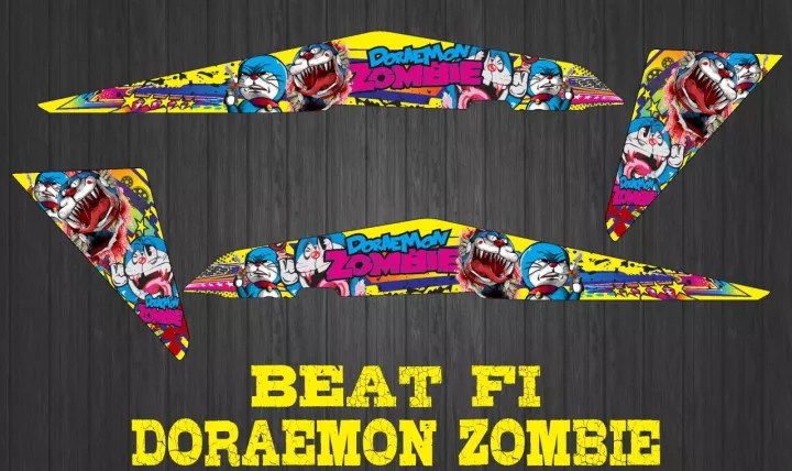 Detail Gambar Stiker Doraemon Zombie Nomer 57