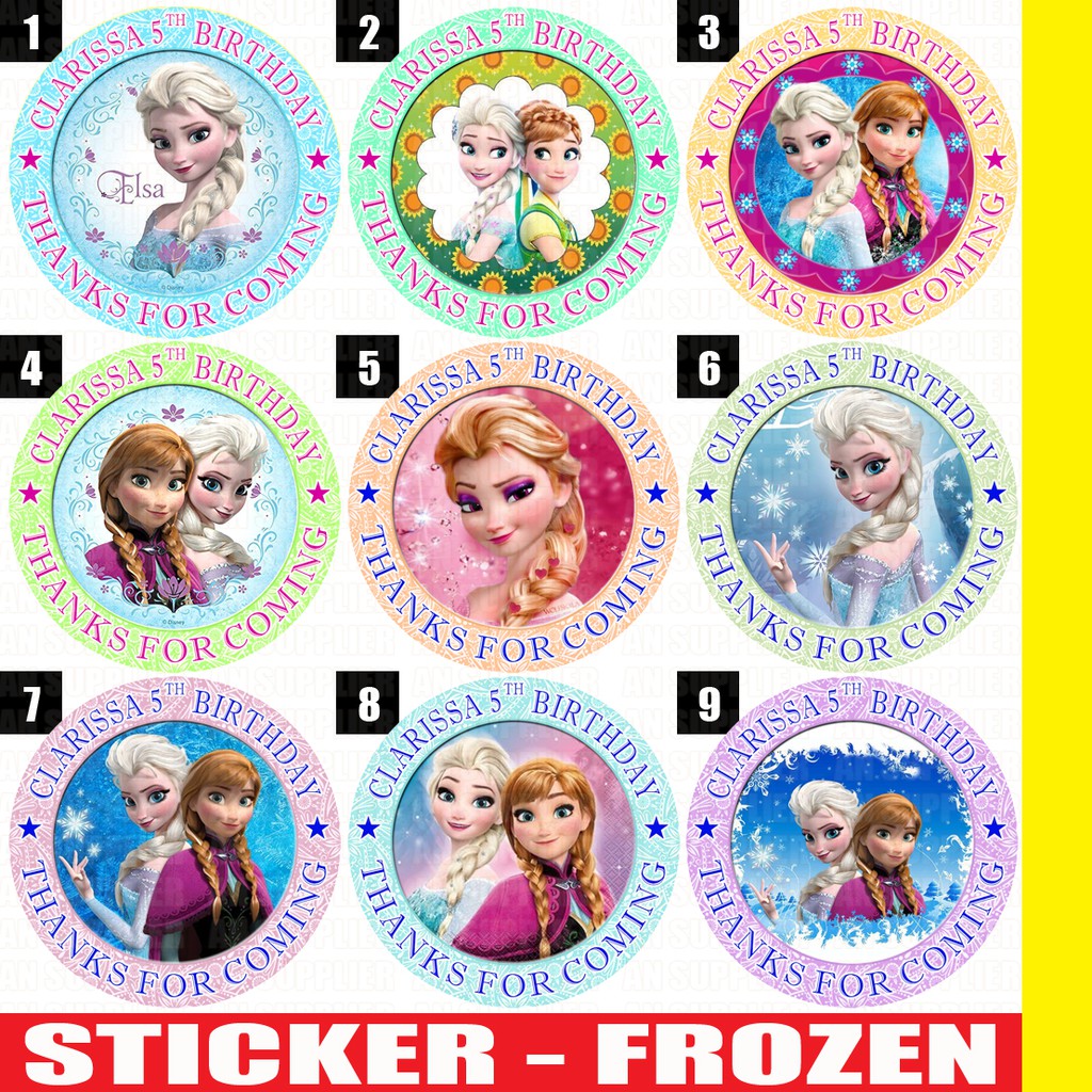 Detail Gambar Stiker Frozen Nomer 17