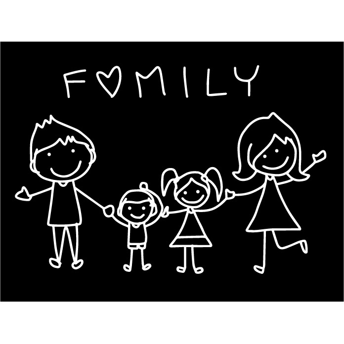 Detail Gambar Stiker Happy Family Nomer 13