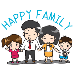 Detail Gambar Stiker Happy Family Nomer 15