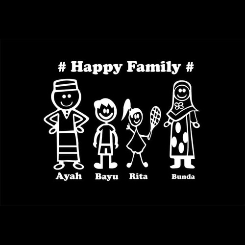 Detail Gambar Stiker Happy Family Nomer 30