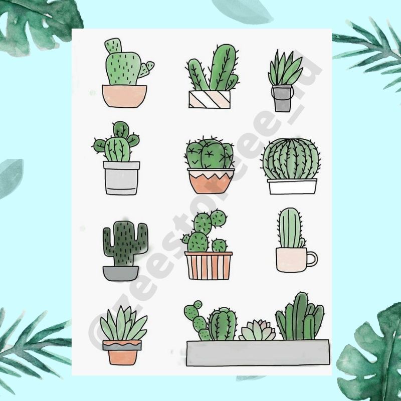 Detail Gambar Stiker Kaktus Nomer 18