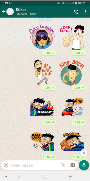 Detail Gambar Stiker Karikatur Lucu Nomer 16