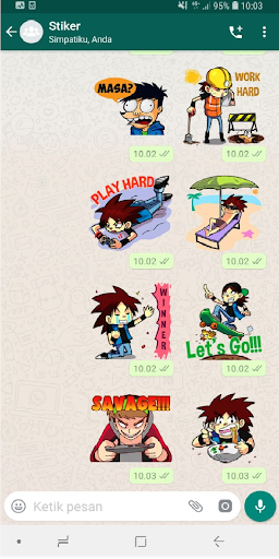 Detail Gambar Stiker Karikatur Lucu Nomer 44