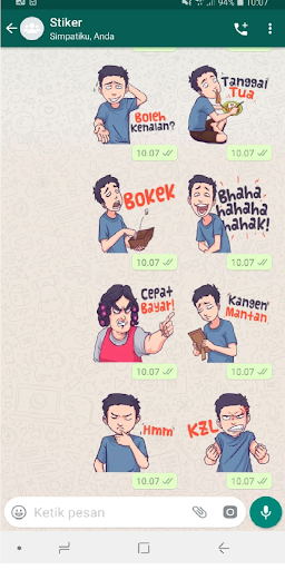 Detail Gambar Stiker Karikatur Lucu Nomer 49