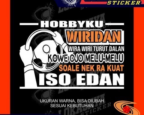 Detail Gambar Stiker Kata Kata Nomer 17