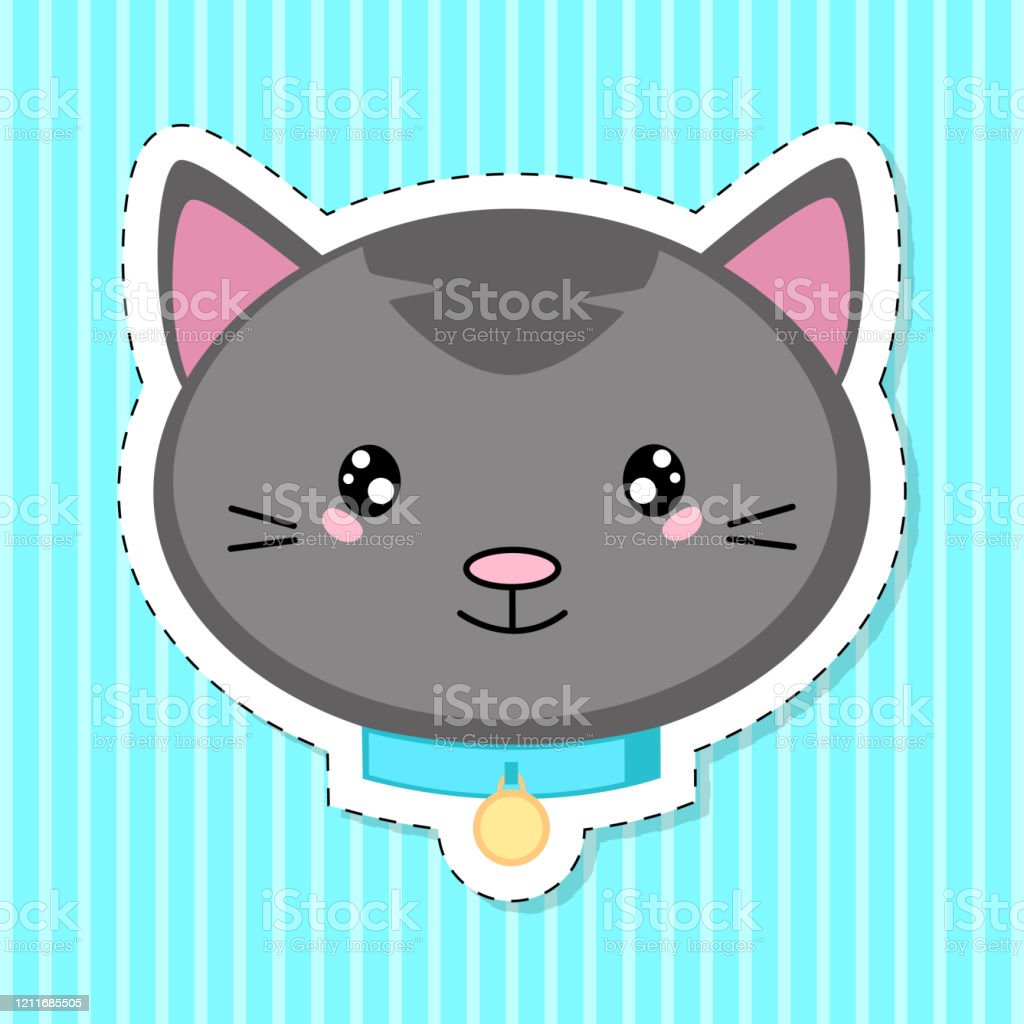 Detail Gambar Stiker Kucing Nomer 45