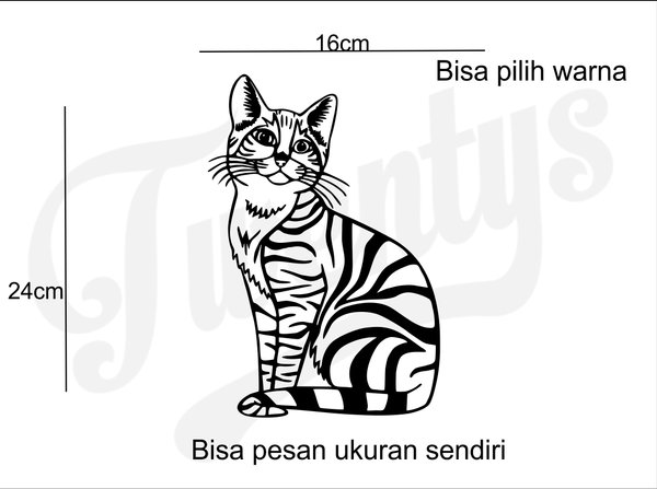 Detail Gambar Stiker Kucing Nomer 52