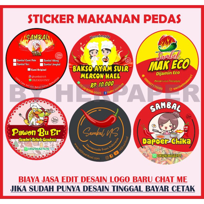 Detail Gambar Stiker Logo Makanan Nomer 31