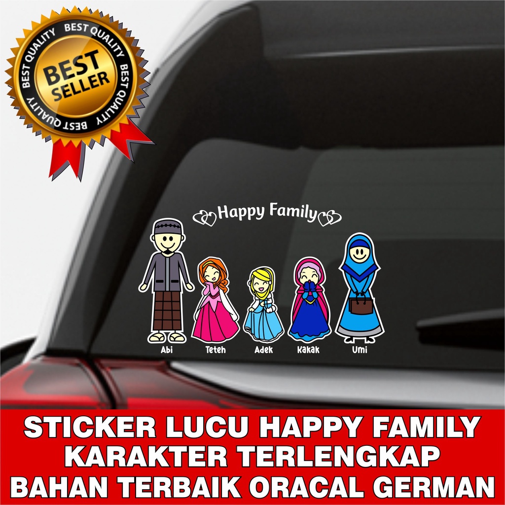 Detail Gambar Stiker Lucu Untuk Mobil Nomer 34