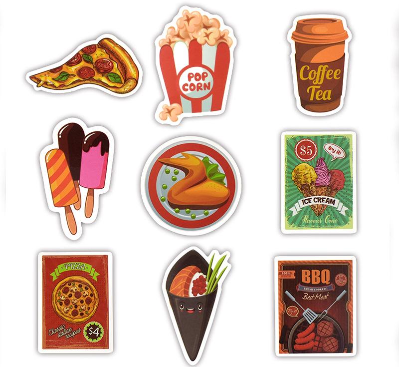 Detail Gambar Stiker Makanan Dan Minuman Nomer 7