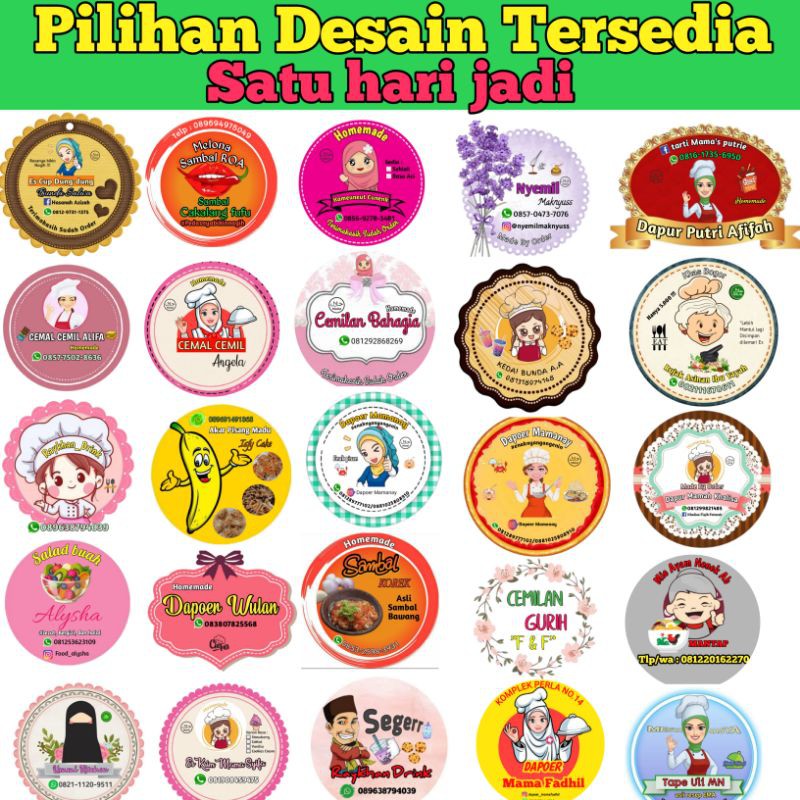 Detail Gambar Stiker Makanan Dan Minuman Nomer 10