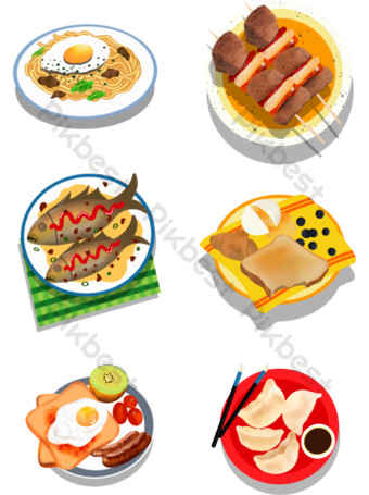 Detail Gambar Stiker Makanan Kartun Nomer 45