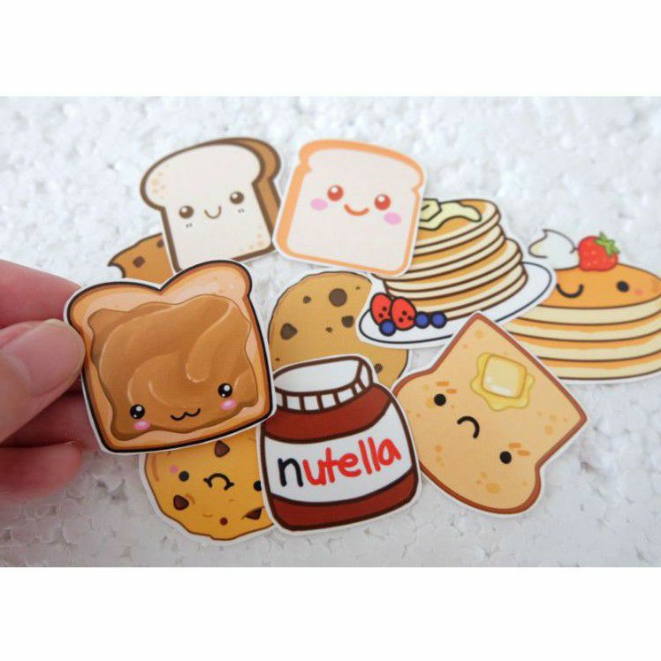 Detail Gambar Stiker Makanan Lucu Nomer 16