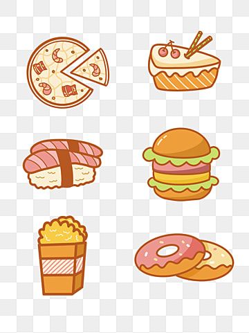 Detail Gambar Stiker Makanan Lucu Nomer 4