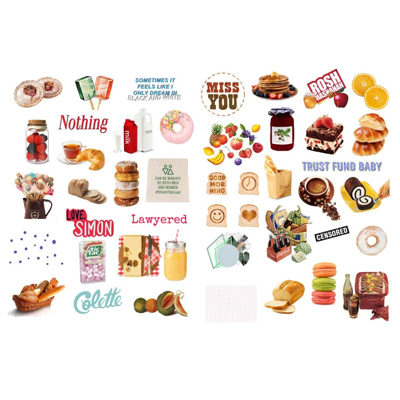 Detail Gambar Stiker Makanan Lucu Nomer 55