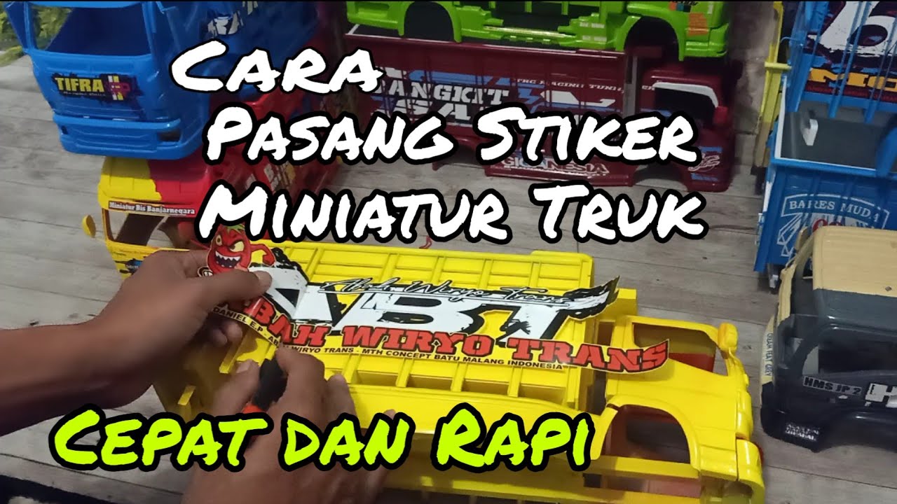 Detail Gambar Stiker Miniatur Truk Nomer 15