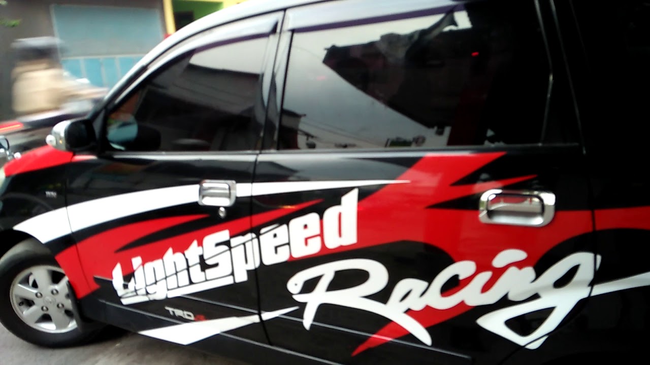 Detail Gambar Stiker Mobil Avanza Hitam Nomer 13