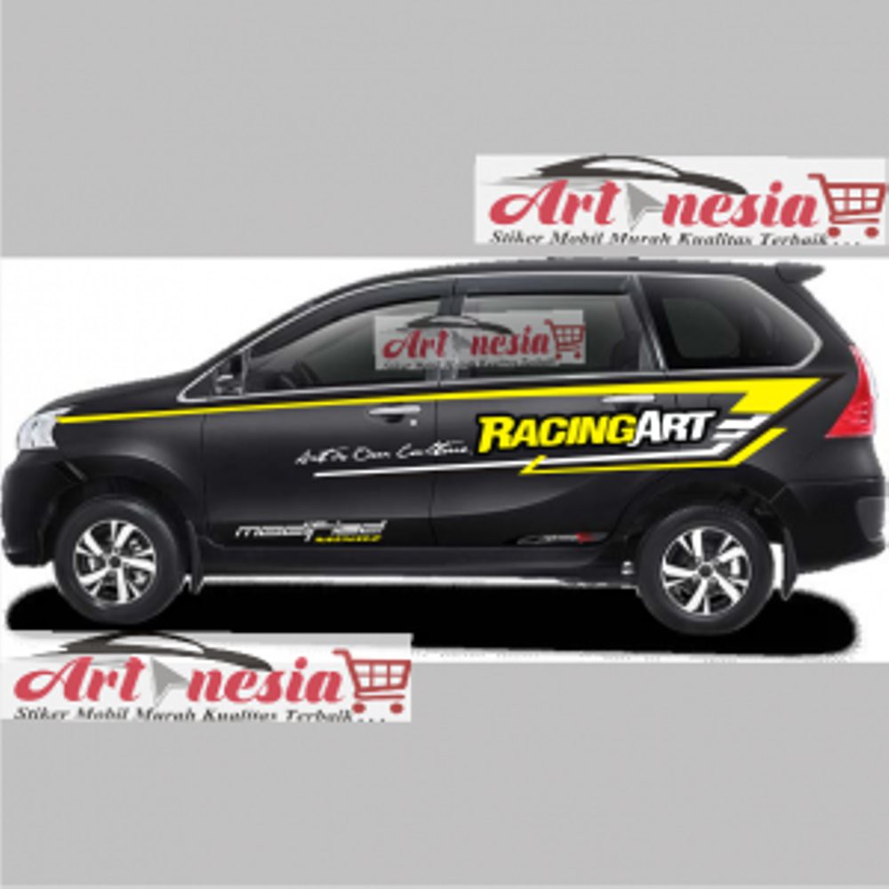 Detail Gambar Stiker Mobil Avanza Hitam Nomer 5