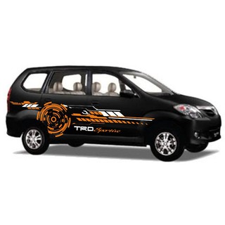 Detail Gambar Stiker Mobil Avanza Hitam Nomer 57