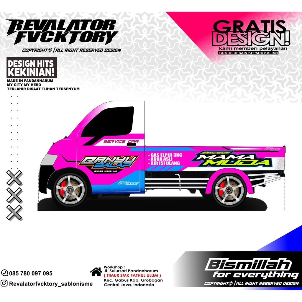 Detail Gambar Stiker Mobil Grand Max Nomer 14