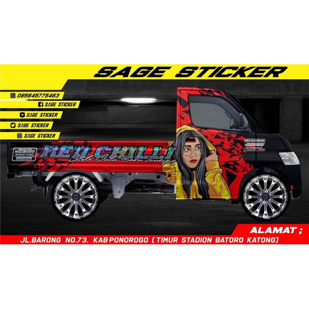 Detail Gambar Stiker Mobil Grand Max Nomer 42