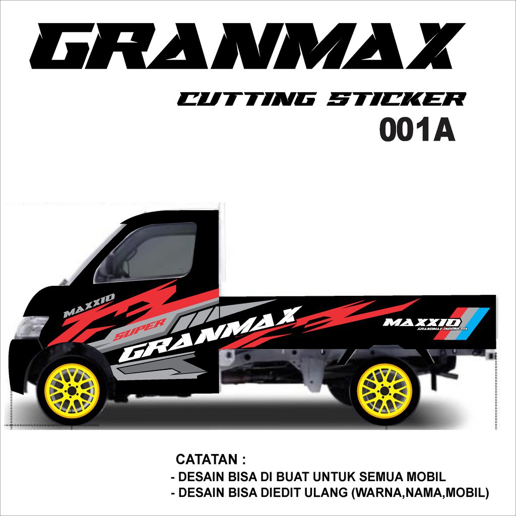 Detail Gambar Stiker Mobil Grand Max Nomer 8