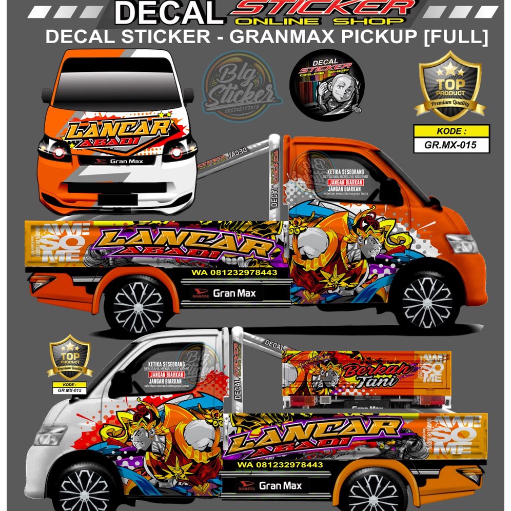 Detail Gambar Stiker Mobil Grand Max Nomer 10