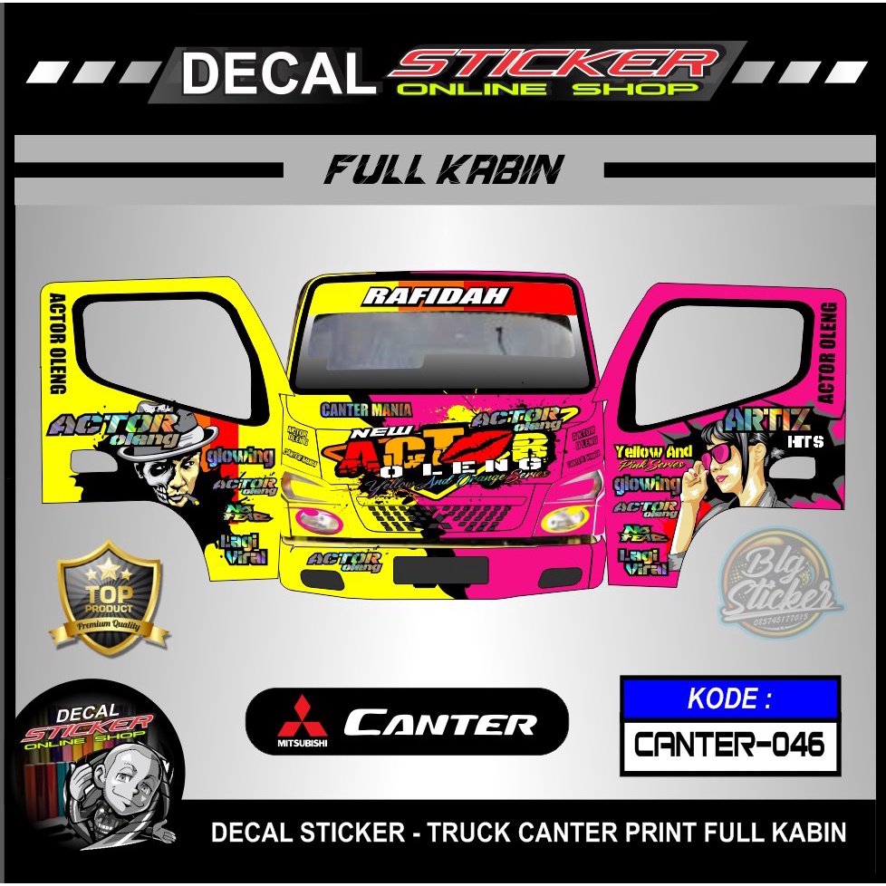 Detail Gambar Stiker Mobil Truk Nomer 5