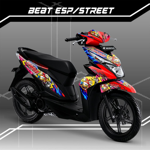 Detail Gambar Stiker Motor Beat Nomer 28