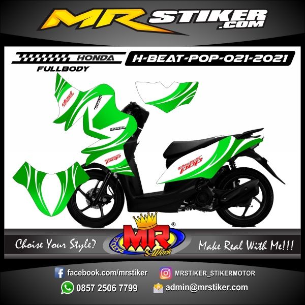 Detail Gambar Stiker Motor Beat Nomer 33