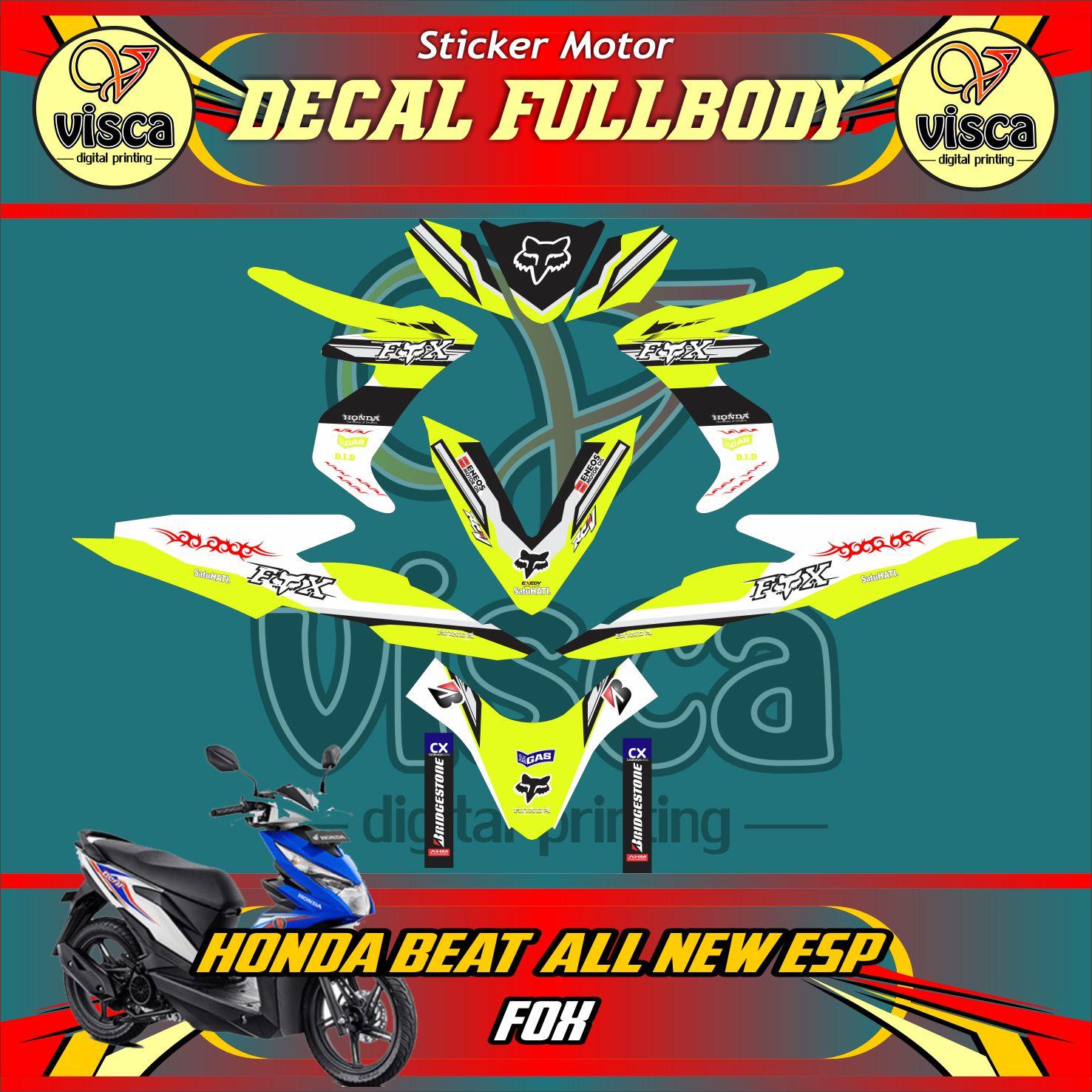 Detail Gambar Stiker Motor Beat Nomer 35