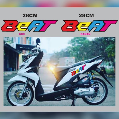 Detail Gambar Stiker Motor Beat Nomer 44