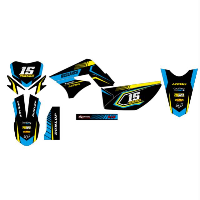 Detail Gambar Stiker Motor Cross Nomer 31