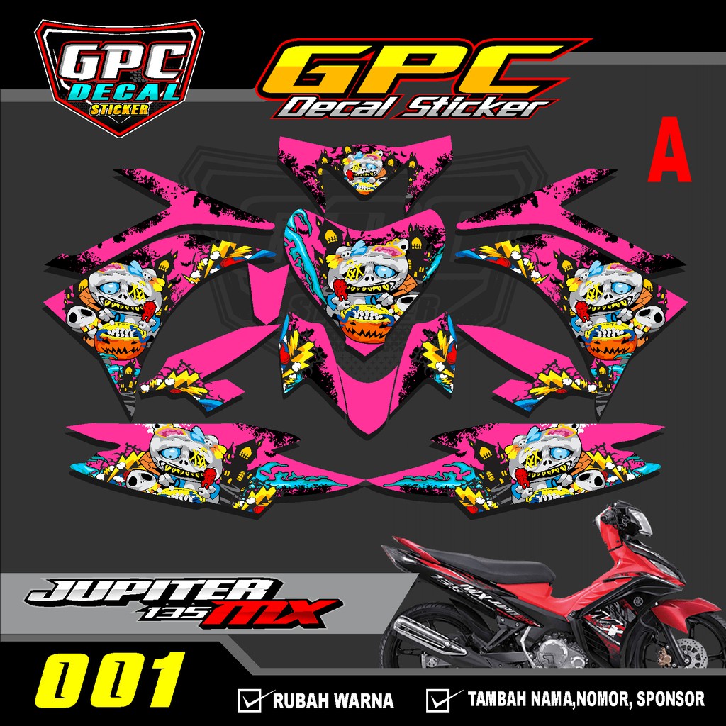 Detail Gambar Stiker Motor Jupiter Mx 135 Nomer 11