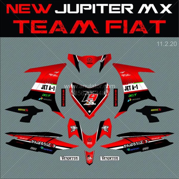 Detail Gambar Stiker Motor Jupiter Mx 135 Nomer 29