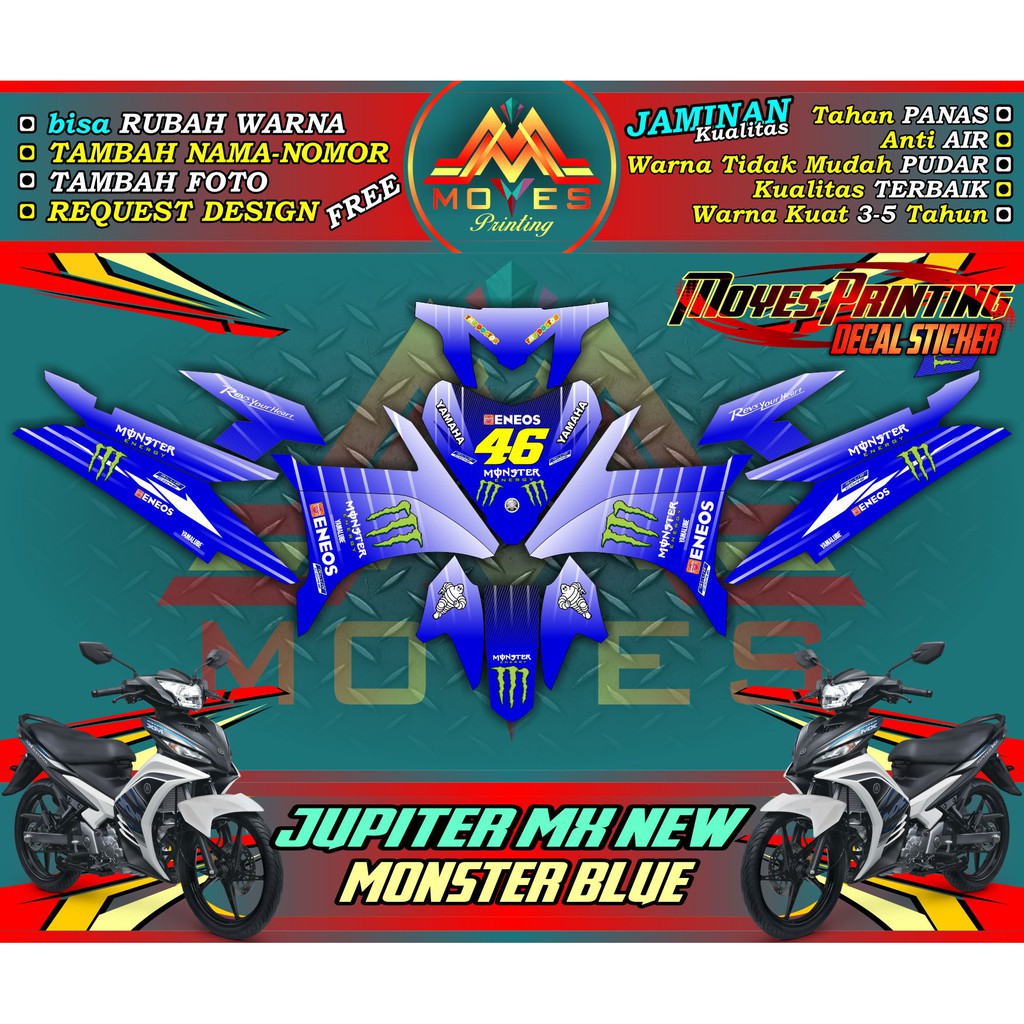 Detail Gambar Stiker Motor Jupiter Mx 135 Nomer 4