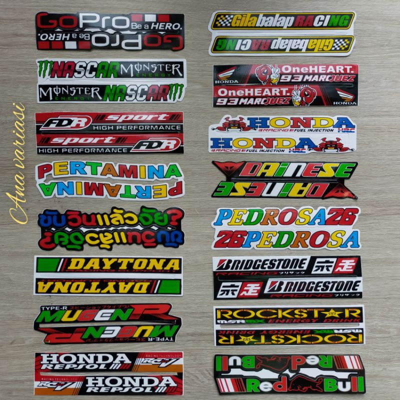 Detail Gambar Stiker Motor Keren Nomer 11